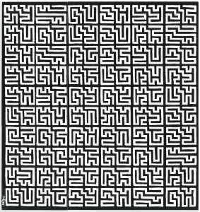 soixante solutions pour le chaton de bagues labyrinthe