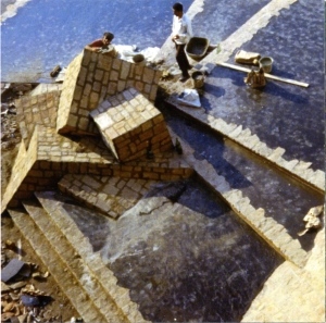 Parvis et degrés pour un collège à Autun