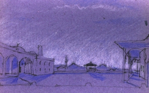 terrasse de Topkapi Istanbul 10 X 15 1996