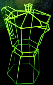 tea or coffee pseudo hologramme CCI du centre Pompidou à Paris en 1989