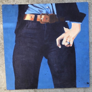 hanches N° 5 peinture néo/hyper-réaliste Paris 1978