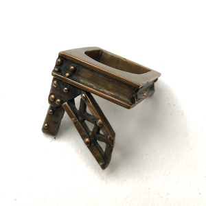 Gustave Eiffel détail de structure de la tour Eiffel à paris