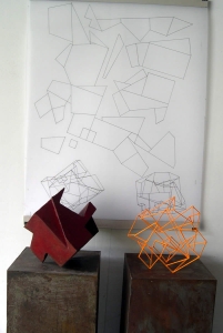 antimacle scalène. Tracé et réalisations  filaire et aciergap 2012