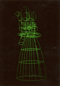 la jupe d'Ariane projet de sculpture pour les 10 ans de la fusée 1993