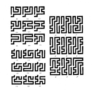 cube labyrinthe schémas de base