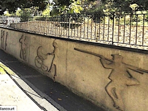 mur de soutènement pour le parc des glacières à Boulogne Billancourt