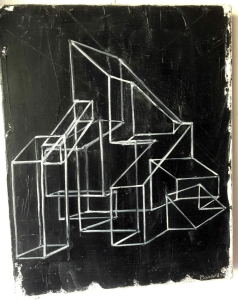 dessin filaire esquisse pour cages