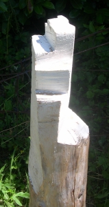 citadelle blanche, tronc tranché et enduit 1,20cm 2019