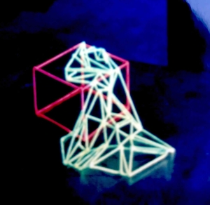 cube avec drapé 5X5 cm en 2012