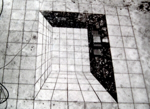 dallage, hôtel des impôts à Montauban, (détruit à ce jour)