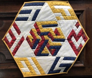 patchwork réalisé par madame Lime sur la base de mes tracés en 2014